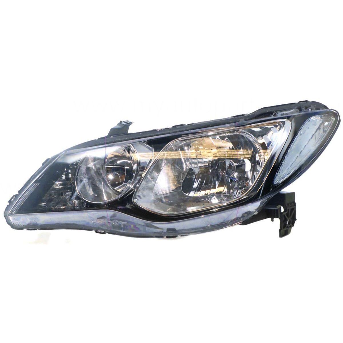 APG All Crash Head Lamp Passenger Side Certified Suits Honda Civic 8th Generation FD 2006 to 2008 OCO-21030LHQ
