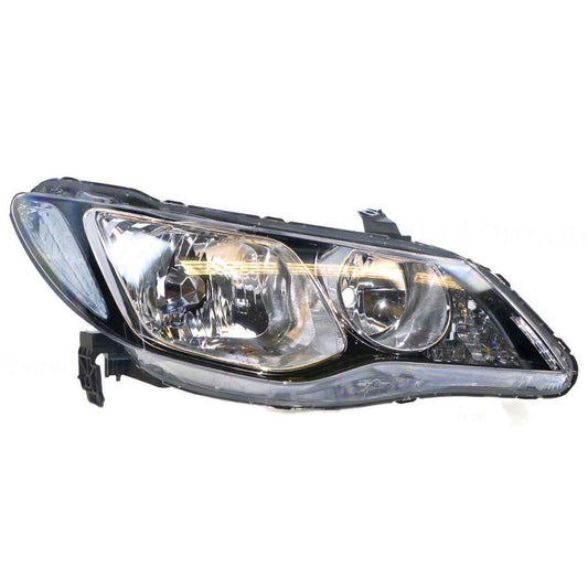 APG All Crash Head Lamp Drivers Side Certified Suits Honda Civic 8th Generation FD 2006 to 2008 OCO-21030RHQ