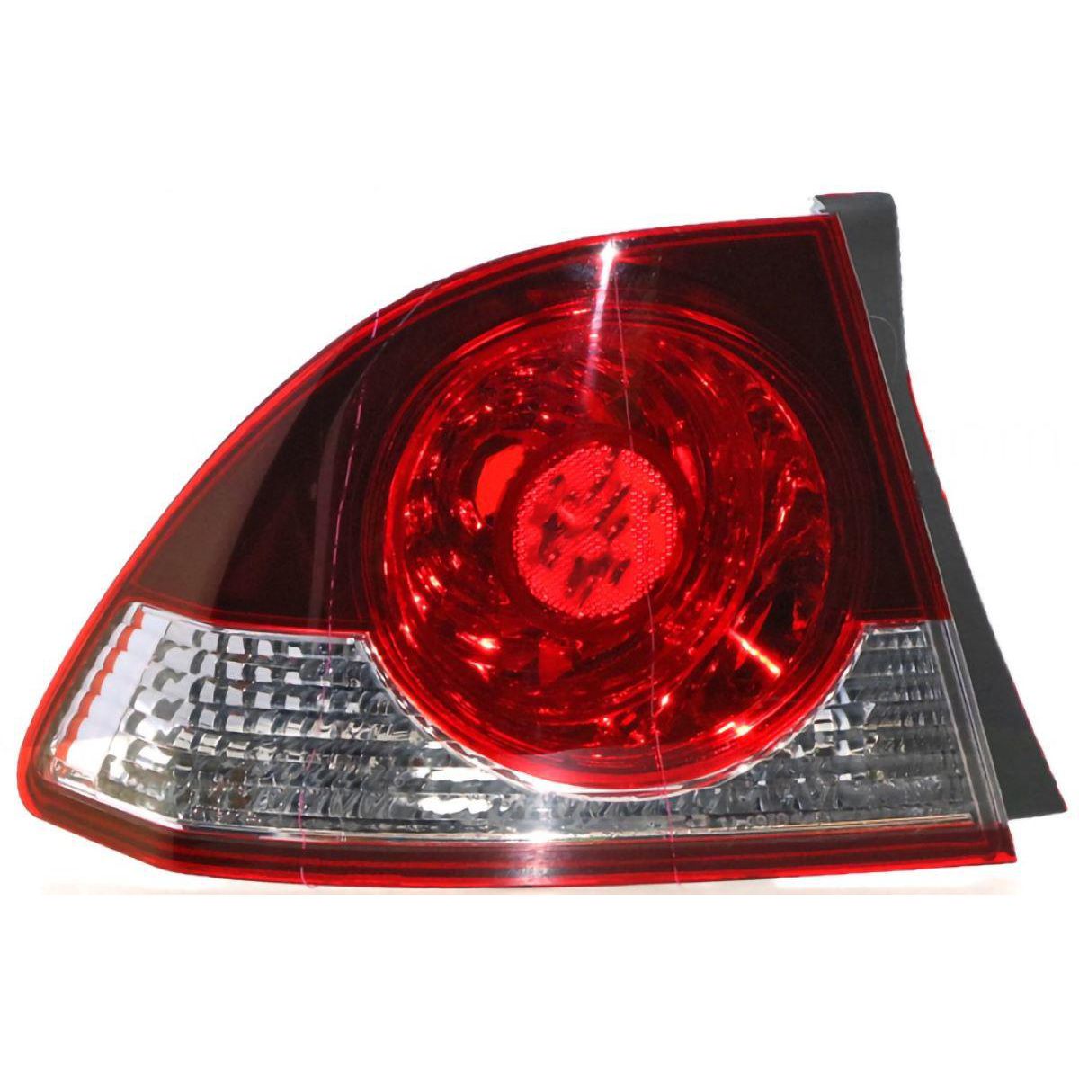 APG All Crash Tail Lamp Passenger Side Certified Suits Honda Civic 8th Generation FD 2006 to 2008 OCO-21040LHQ