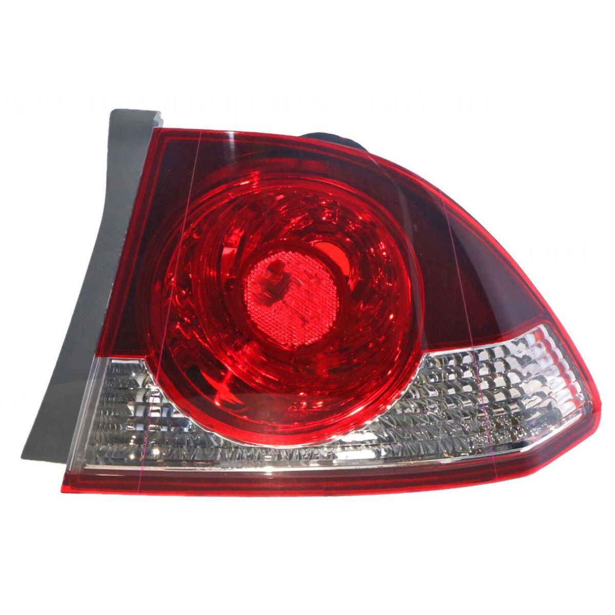 APG All Crash Tail Lamp Drivers Side Certified Suits Honda Civic 8th Generation FD 2006 to 2008 OCO-21040RHQ