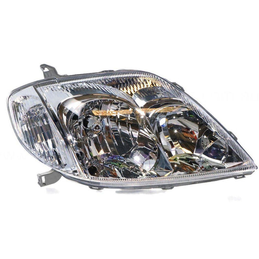 APG All Crash Halogen Head Lamp Drivers Side Certified Suits Toyota Corolla ZZE122R 2001 to 2007 TCO-21030RHQ