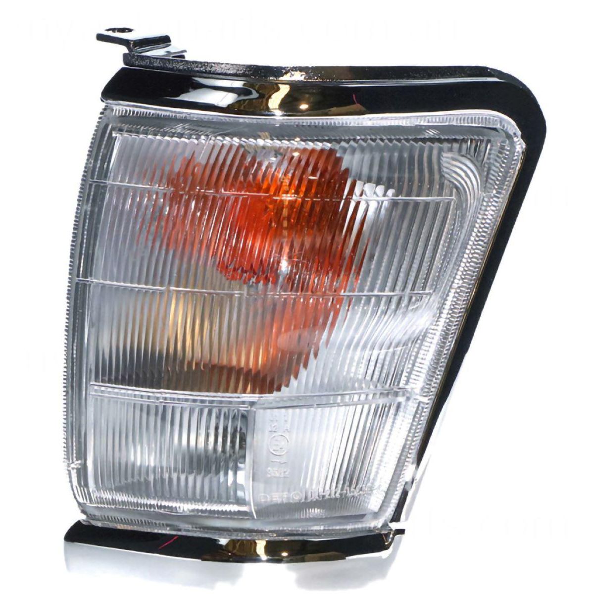 APG All Crash Chrome Front Park / Indicator Lamp Passenger Side Certified suits Toyota Hilux SR5 1997 to 2001 TII-21011LHQ