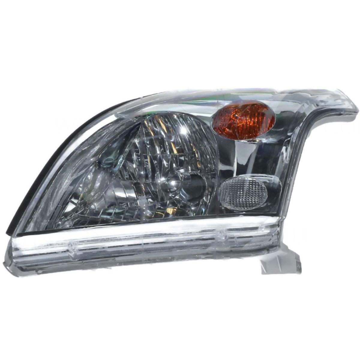 APG All Crash Halogen Head Lamp Passenger Side Certified Suits Toyota Prado Prado 120 Series 2002 to 2009 TLH-21030LHQ
