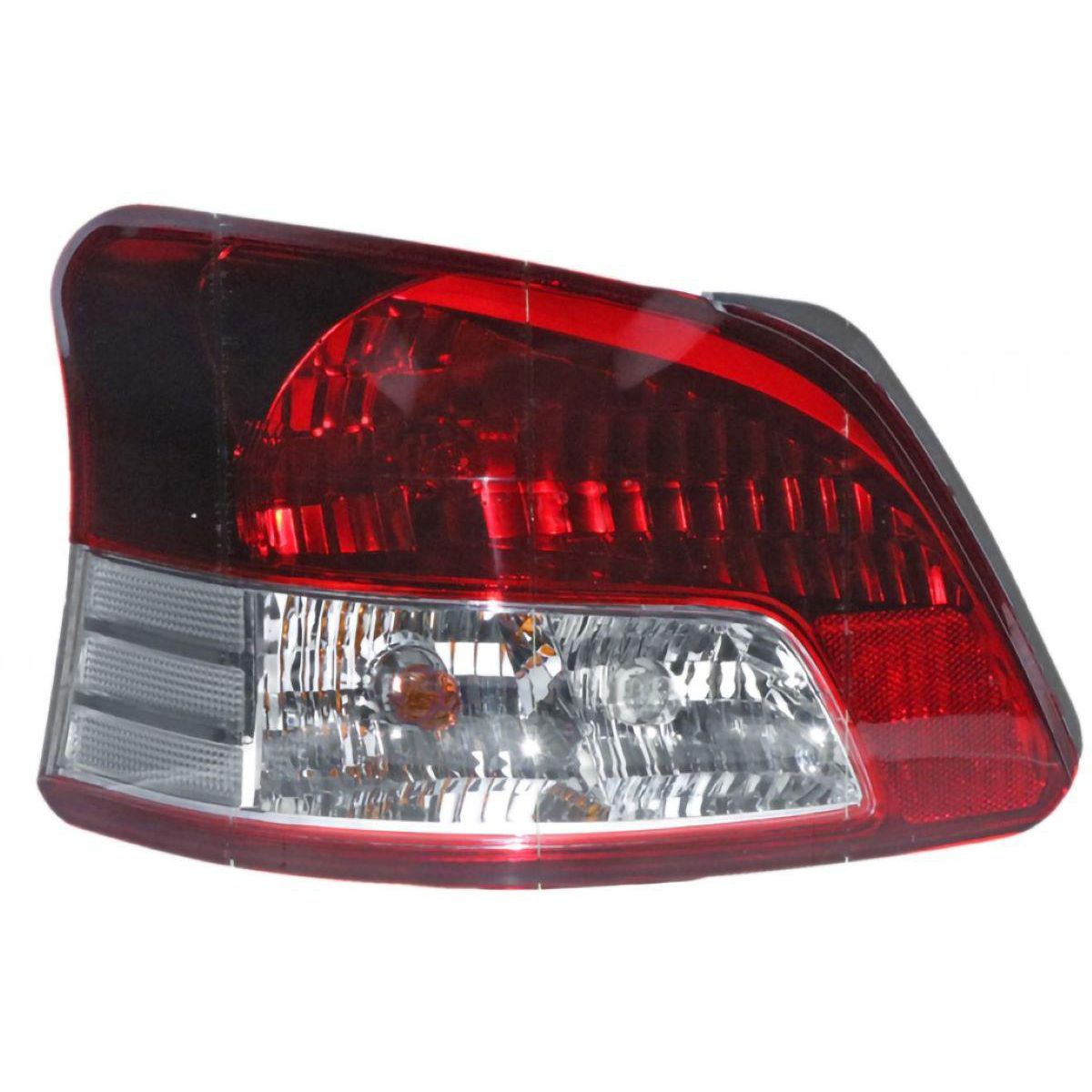 APG All Crash Red/Clear Tail Lamp Passenger Side Certified Suits Toyota Yaris NCP93R 2006 to 2016 TYS-21040LHQ