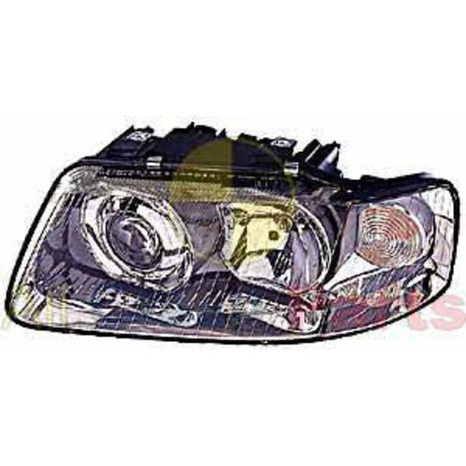 APG All Crash Halogen Electric Adjust Head Lamp Passenger Side Certified Suits Audi A3 8L 1997 to 2004 UAC-21031LHQ