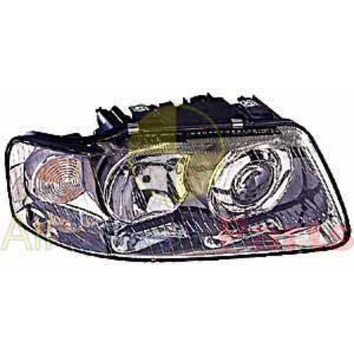 APG All Crash Halogen Electric Adjust Head Lamp Drivers Side Certified Suits Audi A3 8L 1997 to 2004 UAC-21031RHQ