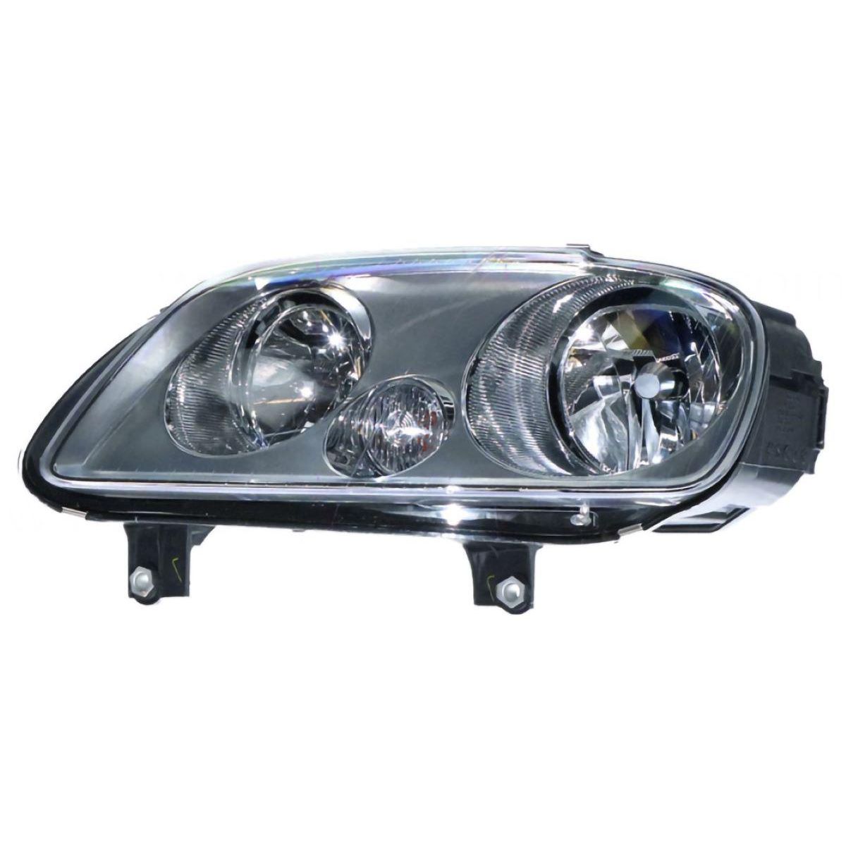 APG All Crash Halogen Manual Adjust Head Lamp Passenger Side Certified Suits Volkswagen Caddy 2K 2005 to 2010 VCA-21030LHQ