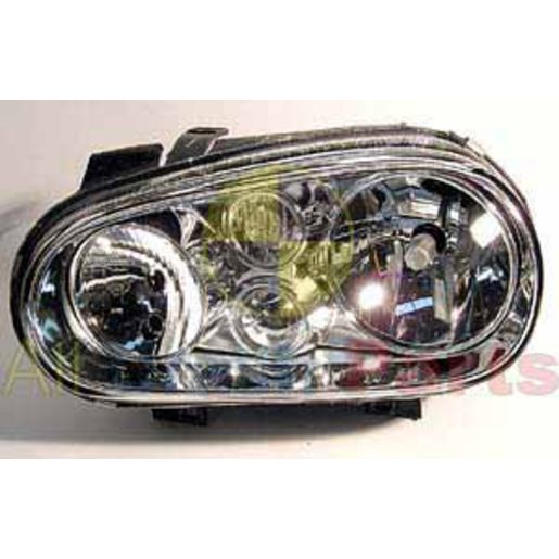 APG All Crash Halogen Electric Adjust Head Lamp Passenger Side Certified Suits Volkswagen Golf 1J 1998 to 2004 VGE-21030LHQ