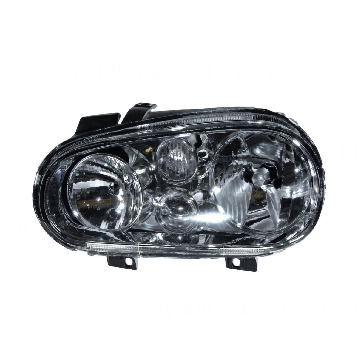 APG All Crash Halogen Electric Adjust Head Lamp Passenger Side Certified Suits Volkswagen Golf 1J 1998 to 2004 VGE-21030LHQ