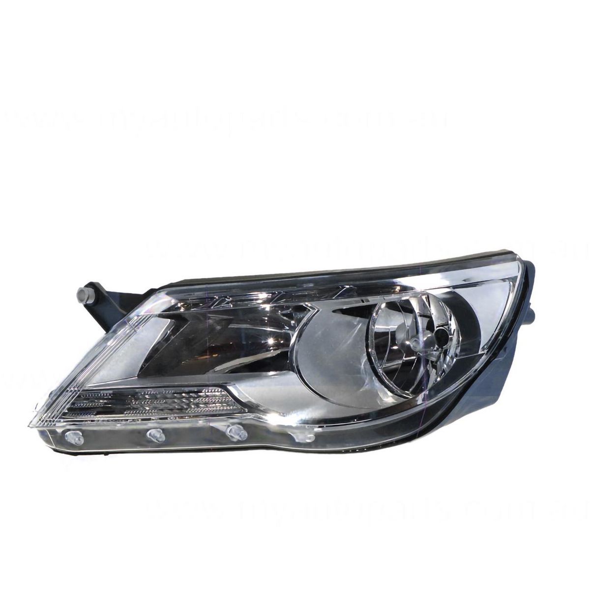 APG All Crash Halogen Electric Adjust Head Lamp Passenger Side Certified Suits Volkswagen Tiguan 5N 2008 to 2011 VNA-21030LHQ