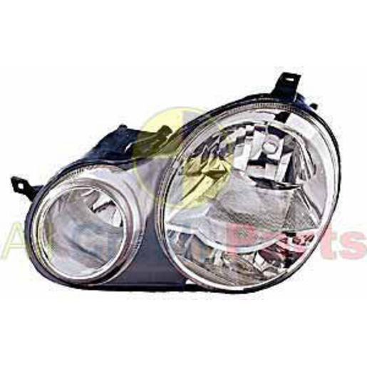 APG All Crash Halogen Electric Adjust Head Lamp Passenger Side Certified Suits Volkswagen Polo 9N 2002 to 2005 VOC-21030LHQ