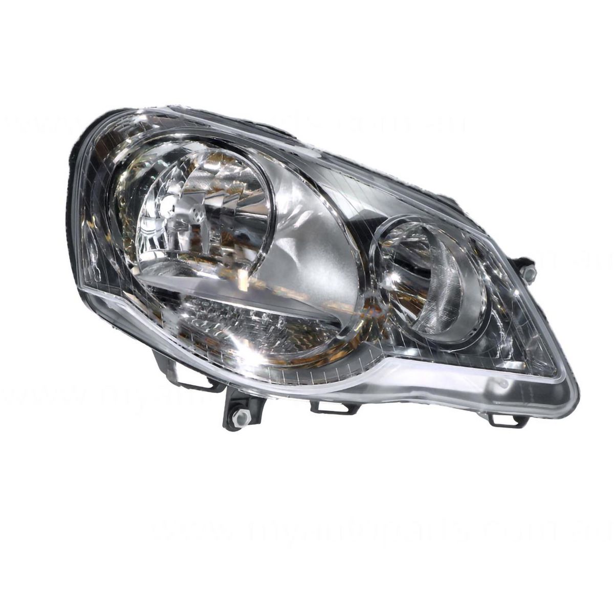 APG All Crash Halogen Head Lamp Drivers Side Certified Suits Volkswagen Polo 9N 2005 to 2010 VOD-21030RHQ