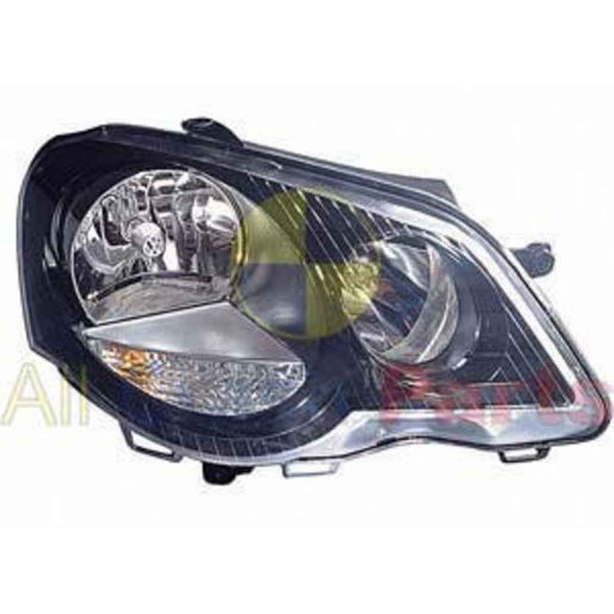 APG All Crash Halogen Head Lamp Drivers Side Certified Suits Volkswagen Polo GTi 9N 3 Door 2005 to 2010 VOD-21031RHQ