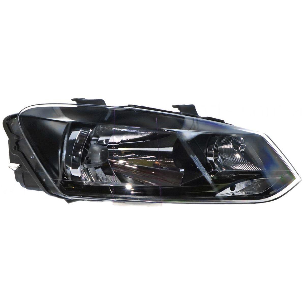 APG All Crash Halogen Head Lamp Drivers Side Certified Suits Volkswagen Polo GTi/Comfortline 6R 2010 to 2014 VOE-21031RHQ