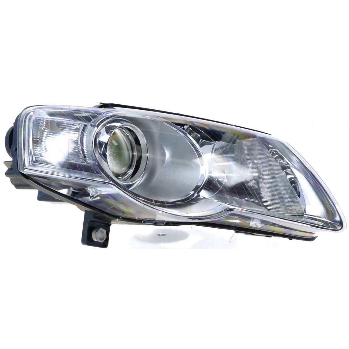 APG All Crash Halogen Electric Adjust Head Lamp Drivers Side Certified Suits Volkswagen Passat B6 2006 to 2011 VPD-21030RHQ