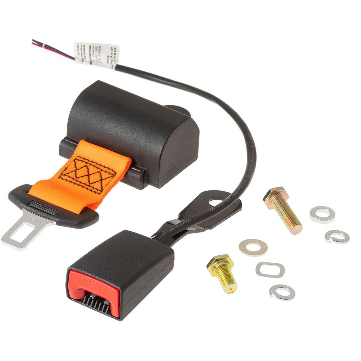 APV Seat Belt 2in ALR Lap 170mm Stem E/industrial Fluro Orange KIE7596FO