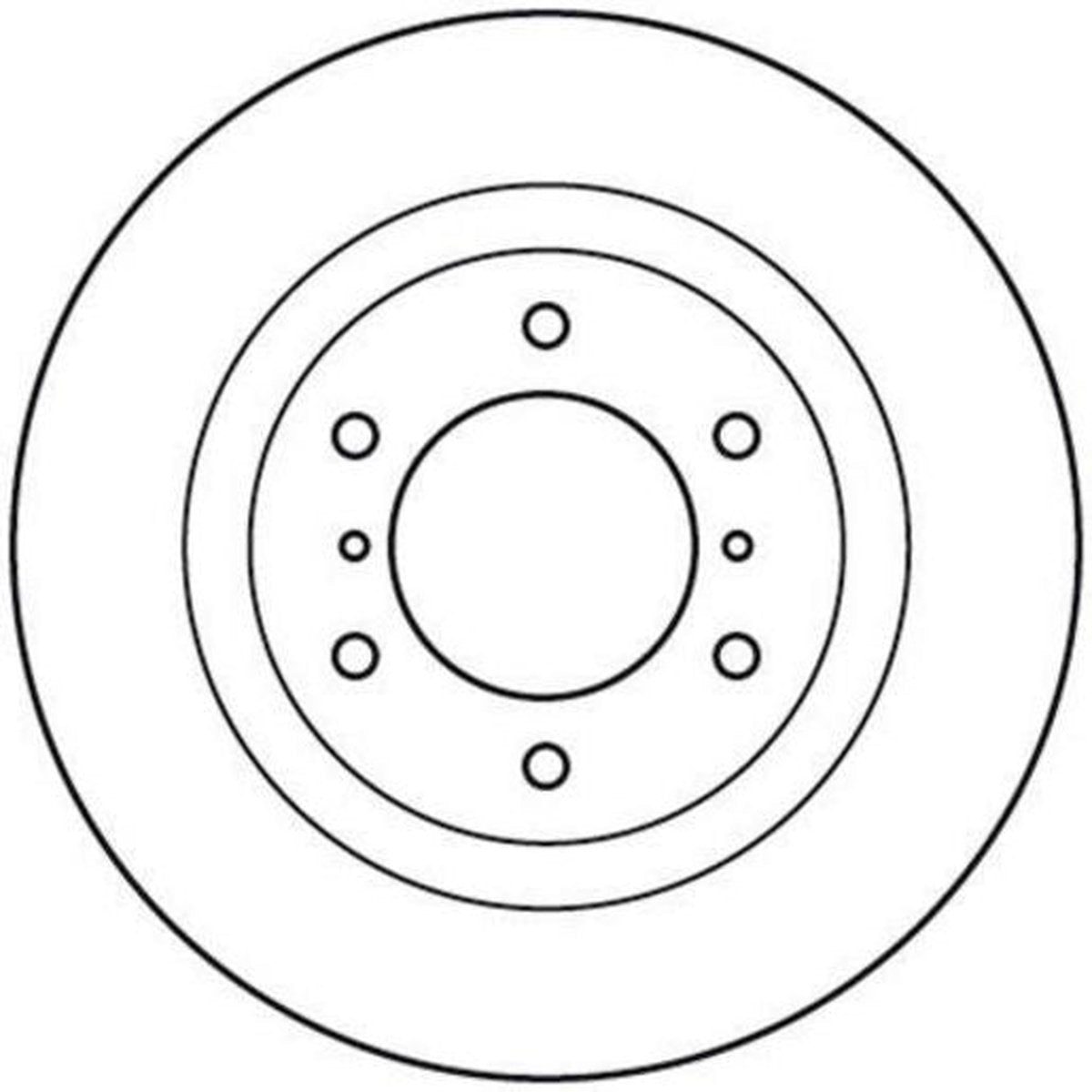 TRW Brake Rotor Front DF4943S