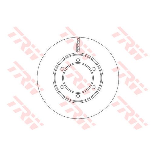 TRW Disc Brake Rotor 284mm DF7226S