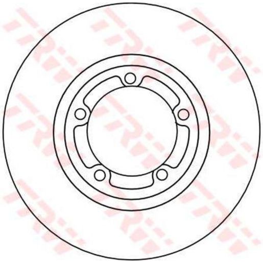TRW Brake Rotor 254mm Front DF4102S