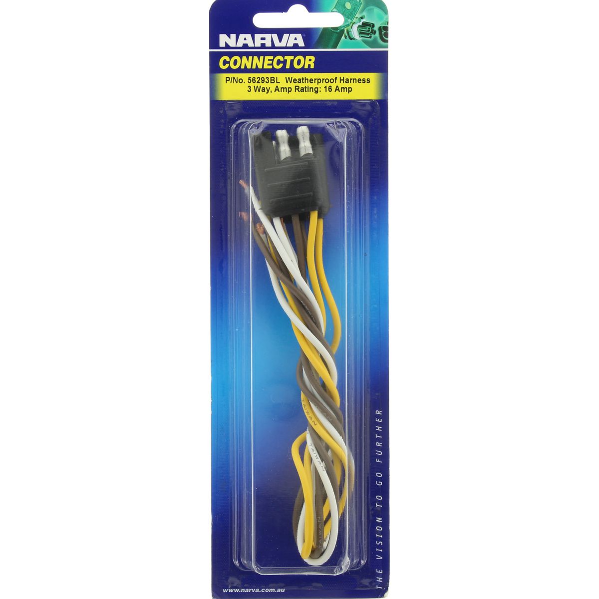Narva Connector 3 Way Weatherproof 56293BL