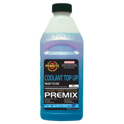 Penrite Oil Anti Freeze Anti Boil Coolant Premixed 1ltr AFABPMXBLUE001