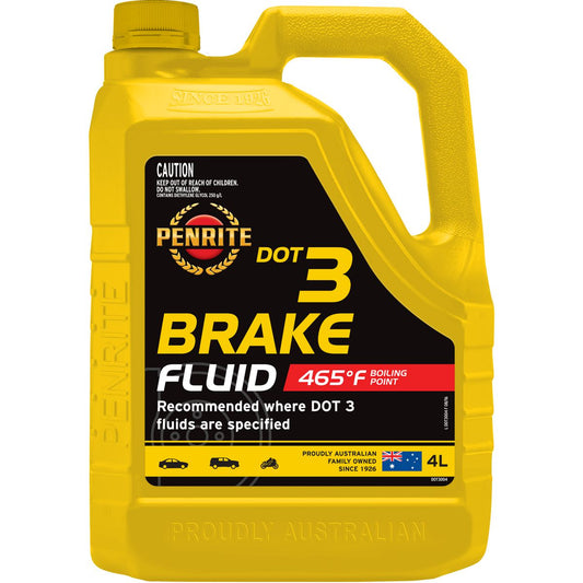 Penrite Brake Fluid DOT 3 4L DOT3004