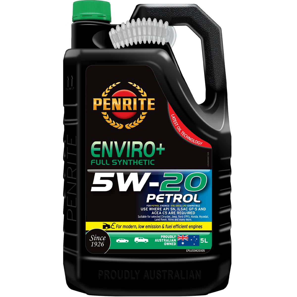 Penrite Enviro+ 5W-20 Engine Oil 5L