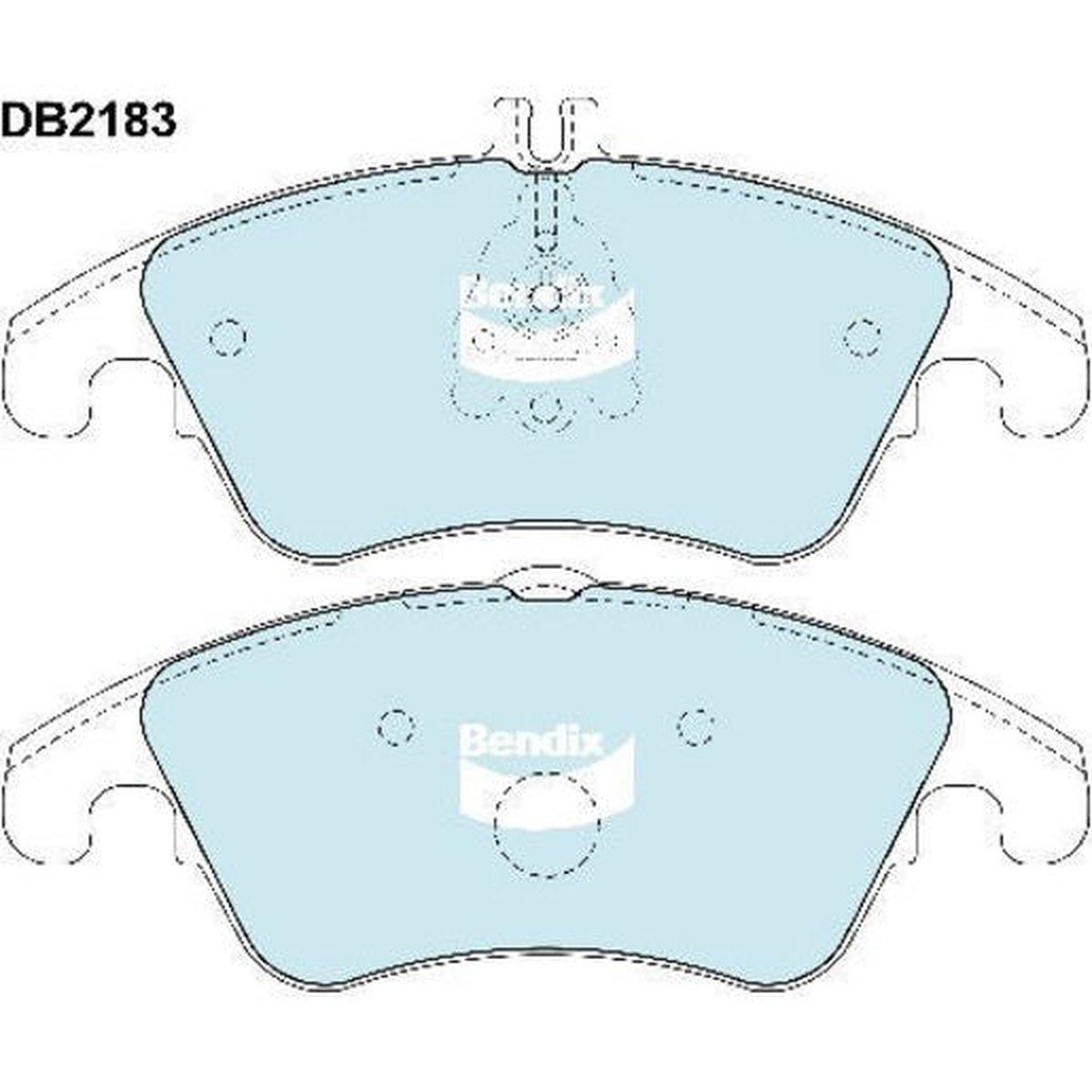 Bendix Heavy Duty Brake Pad Set Front DB2183 HD