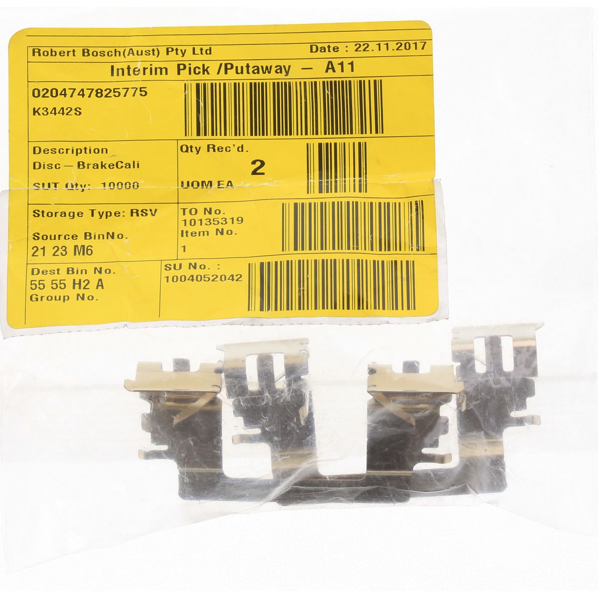 Bosch Shim Kit K3442S