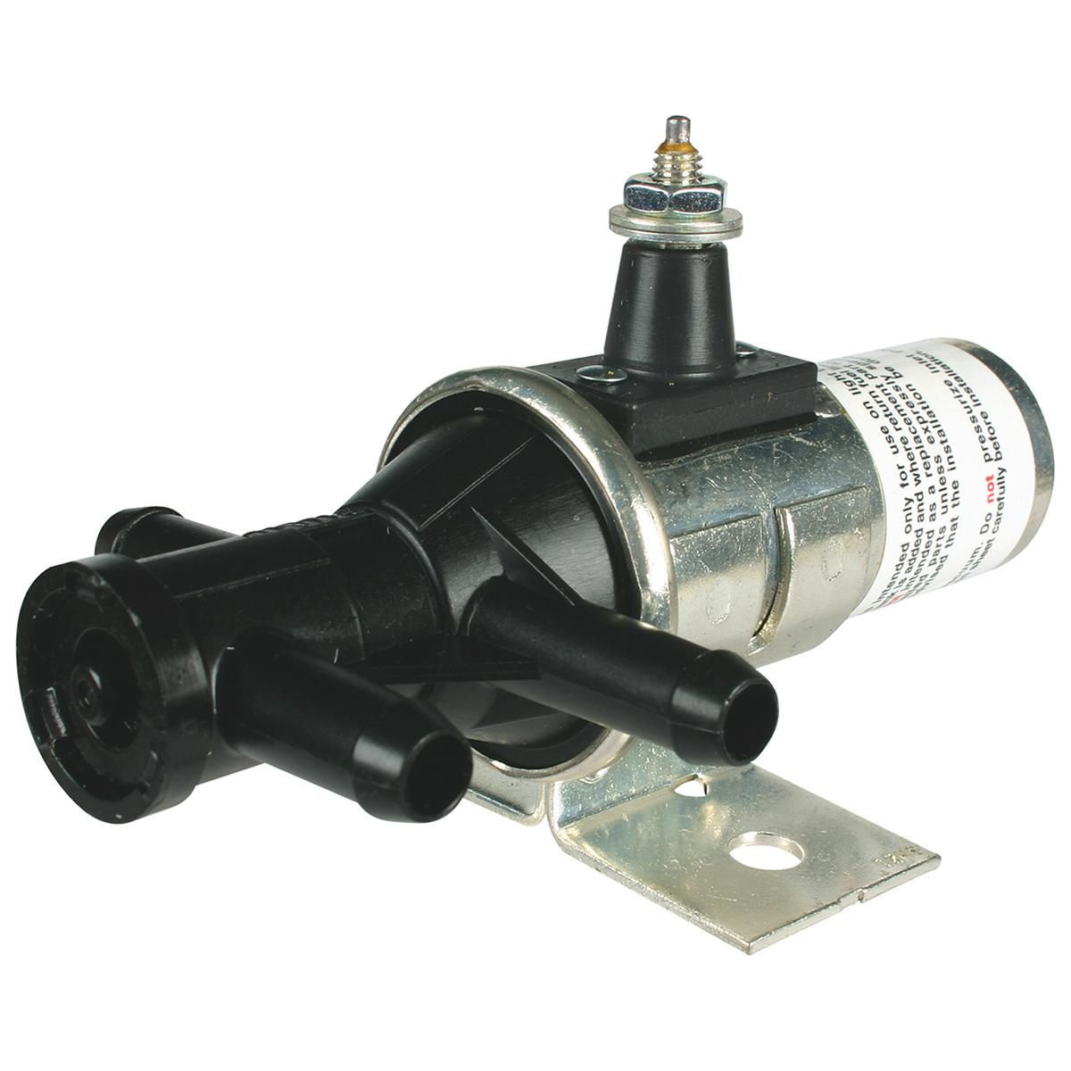 OEX Fuel Pump Valve 3-Port Selector 12V Fits 3/8in. Interior Diameter Hose FPX082
