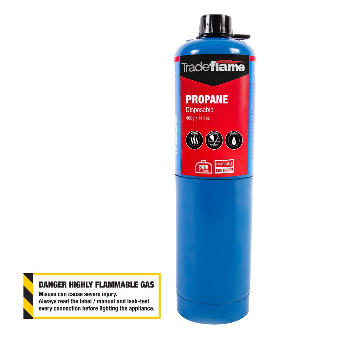 Trade Flame Propane Cartridge 399G 32.6438