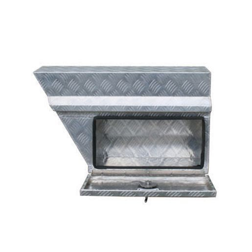 One-Eleven Heavy Duty Aluminium Checker Plate Under Tray Box Rhs UTBR