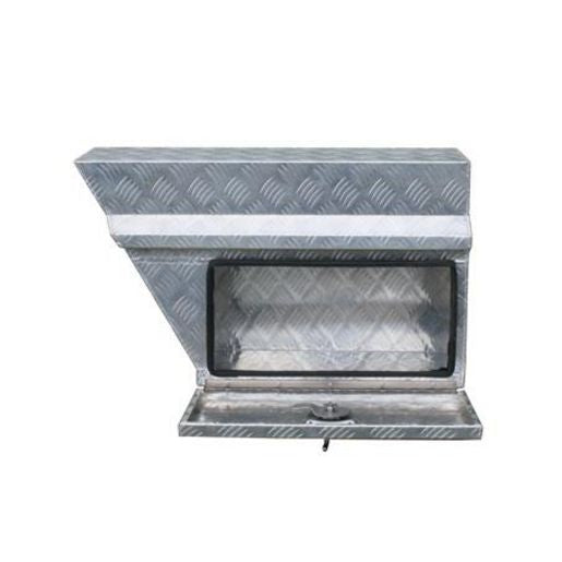 One-Eleven Heavy Duty Aluminium Checker Plate Under Tray Box Rhs UTBR