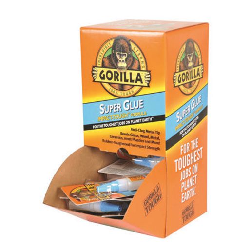 Gorilla Products Gorill Super Glue Merchandiser 24Pc 15Gm 4100401