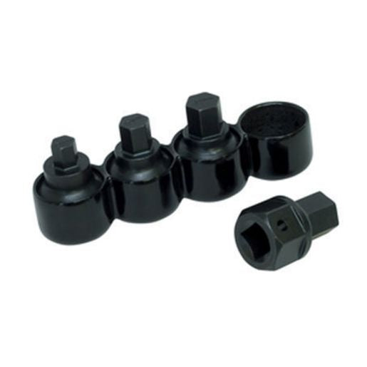 Lisle Tools Dual Drive Stubby Hex Bit Set 1/2in Drive Metric 69000