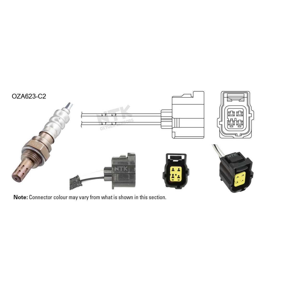 NTK Oxygen Lambda Sensor OZA623-C2