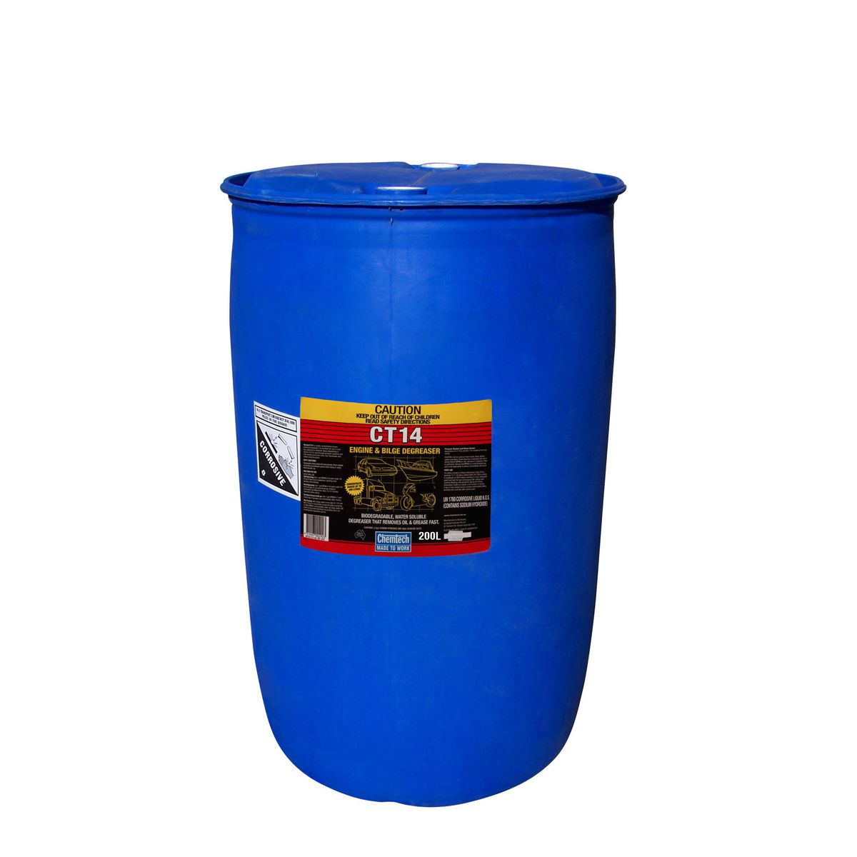 Chemtech Ct14 Engine And Bilge Degreaser 200L CT14-200L