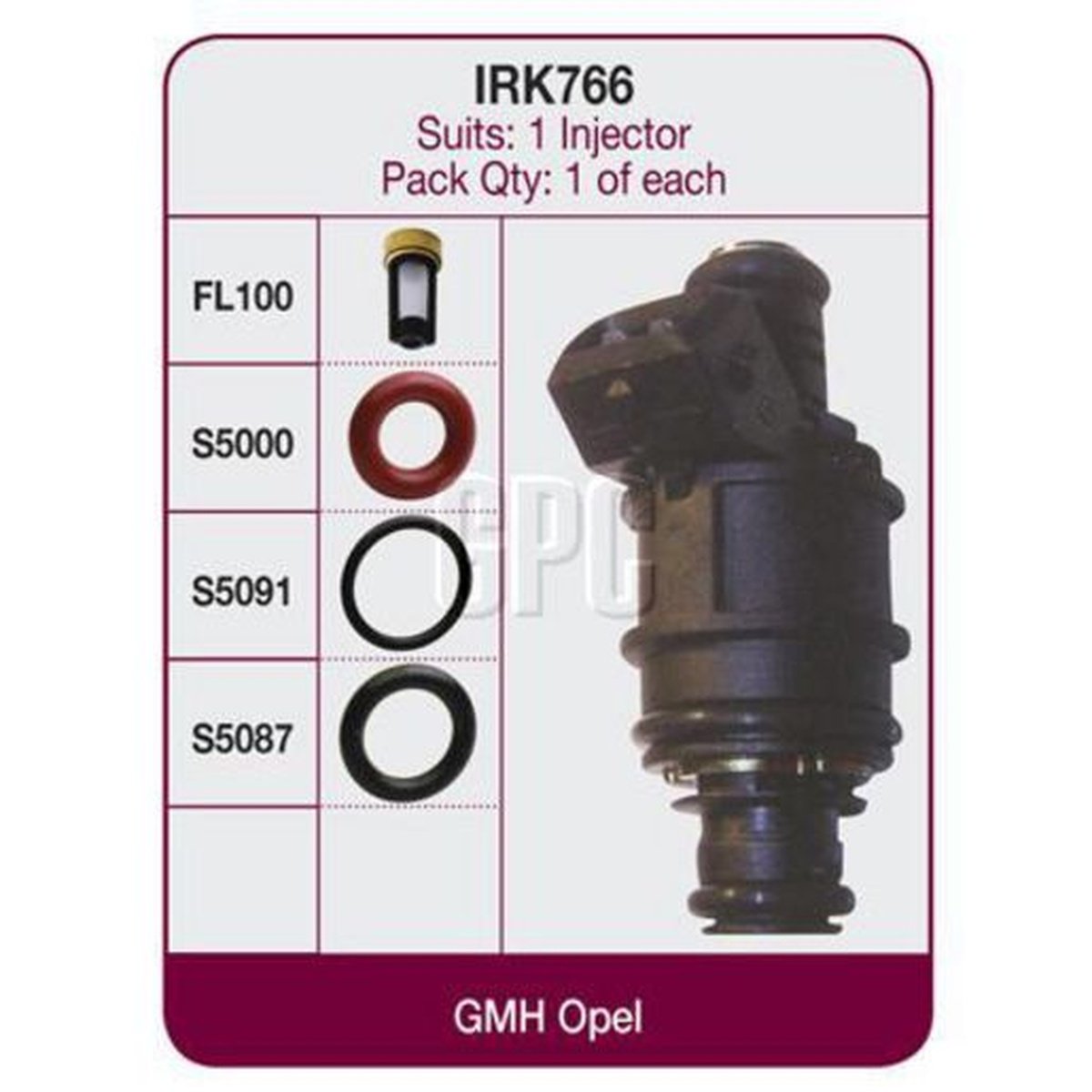 GOSS Injector Repair Kit IRK766