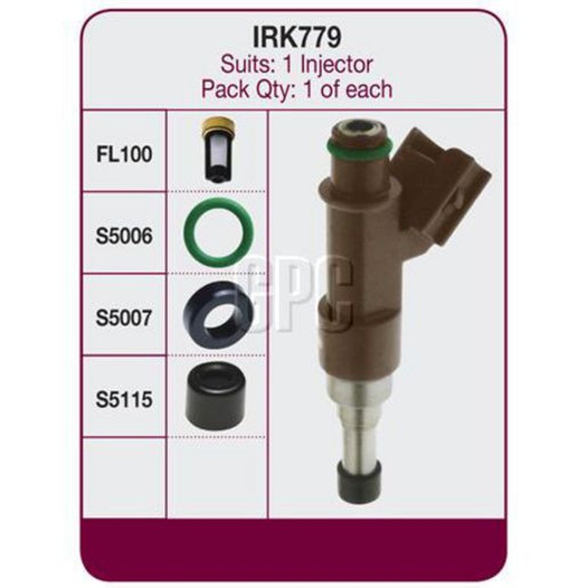 GOSS Injector Repair Kit IRK779