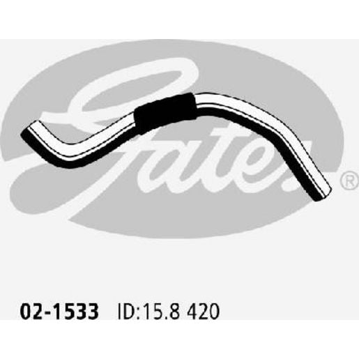 Gates Heater Hose 02-1533