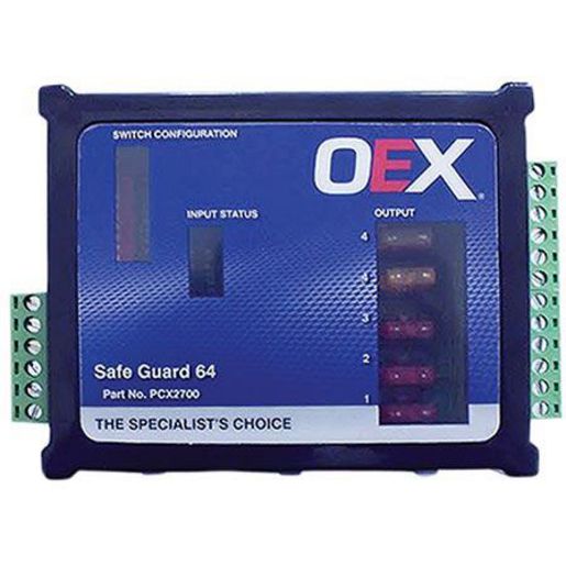 OEX Power Control Safety DEVice 6 Input Signals & 4 Out Switching Circuits PCX2700