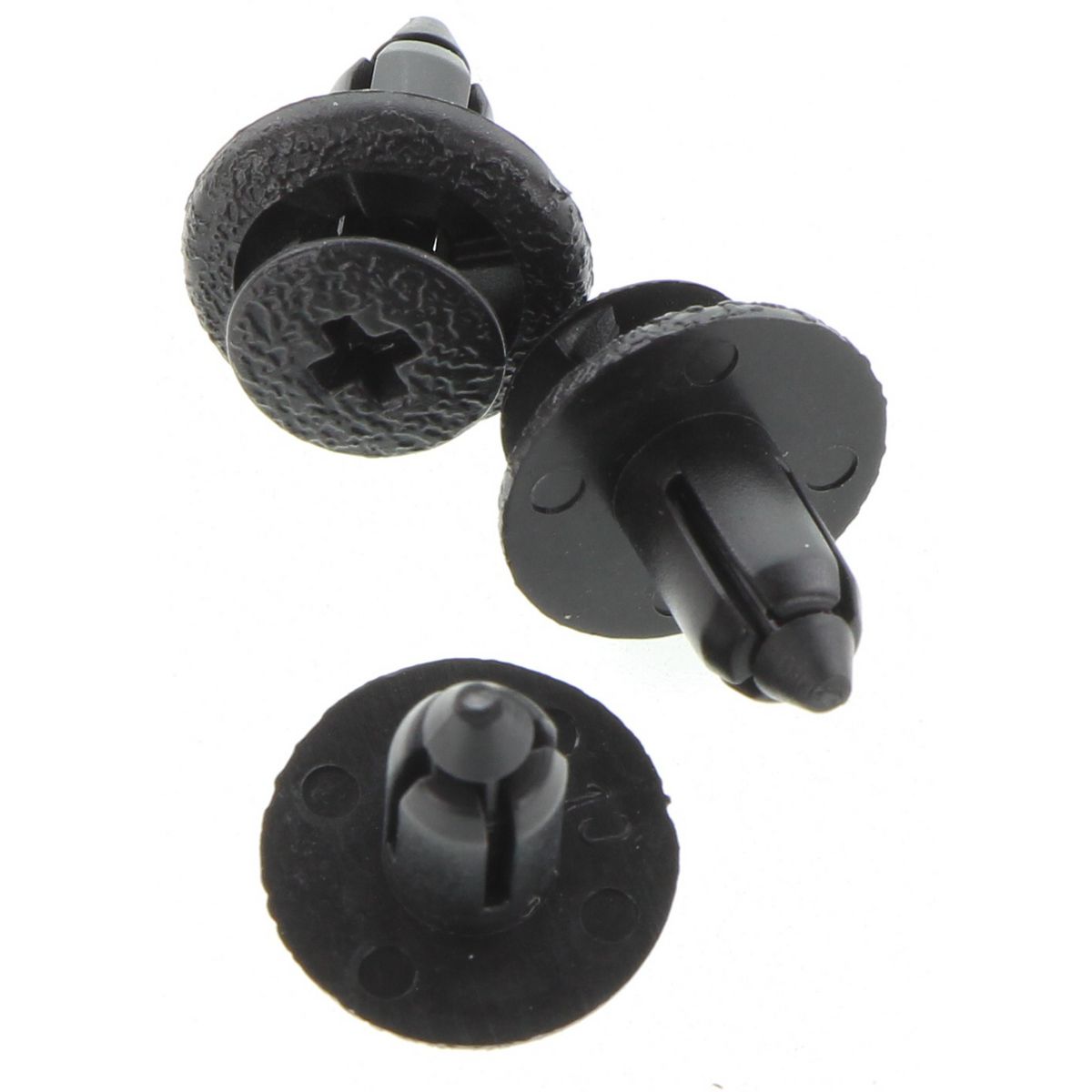 Champion Fasteners Push Rivet Black Len: 8mm Hole: 6mm Head: 14mm TF75