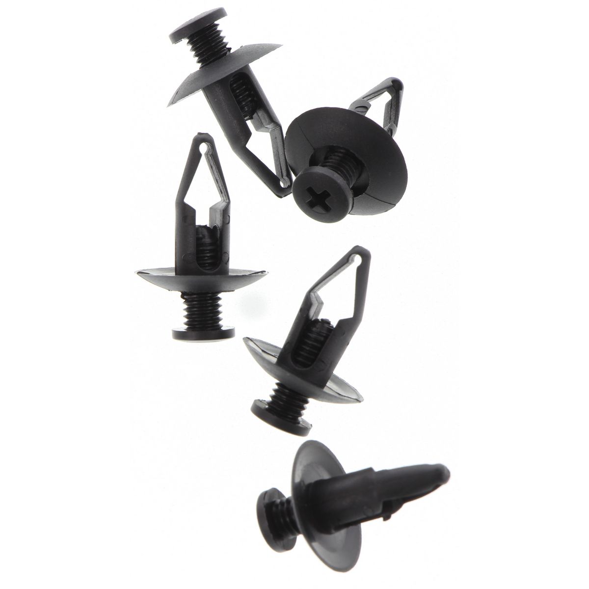 Champion Fasteners Push Rivet Black Len: 20mm Hole: 8mm Head: 20mm TF85
