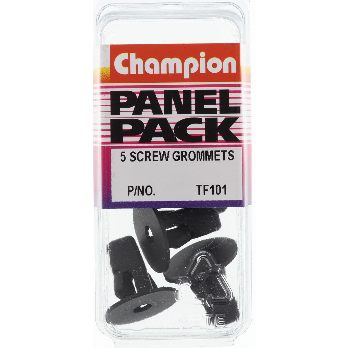 Champion Fasteners Screw Grommet Len: 17mm Hole: 8X8mm Head: 20mm TF101