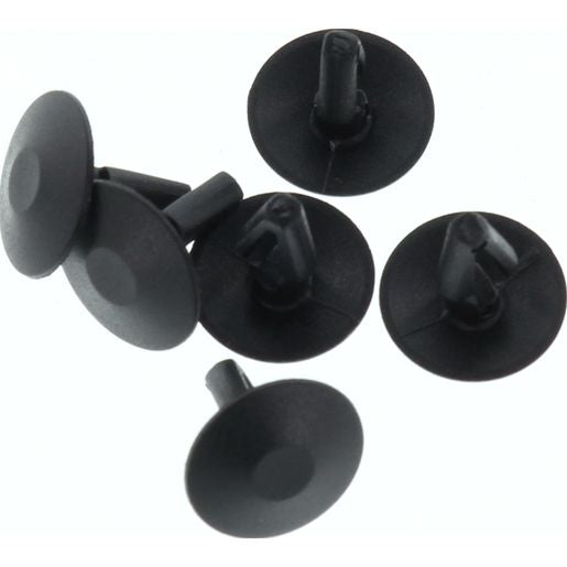 Champion Fasteners Trim Anchor Black Len: 34.6mm Stem Dia: 8mm Top Head: 18.2 Bottom: 20.6mm TF105