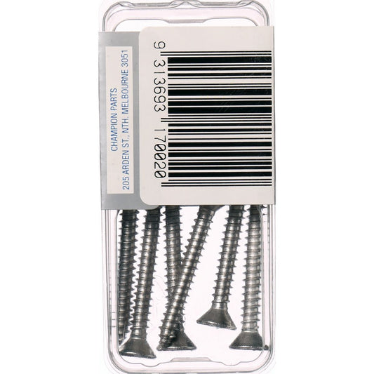 Champion Fasteners Self TaPPEr Screw Csk Phillips Stainless Steel 4.8X38mm 316/A4 CSP99