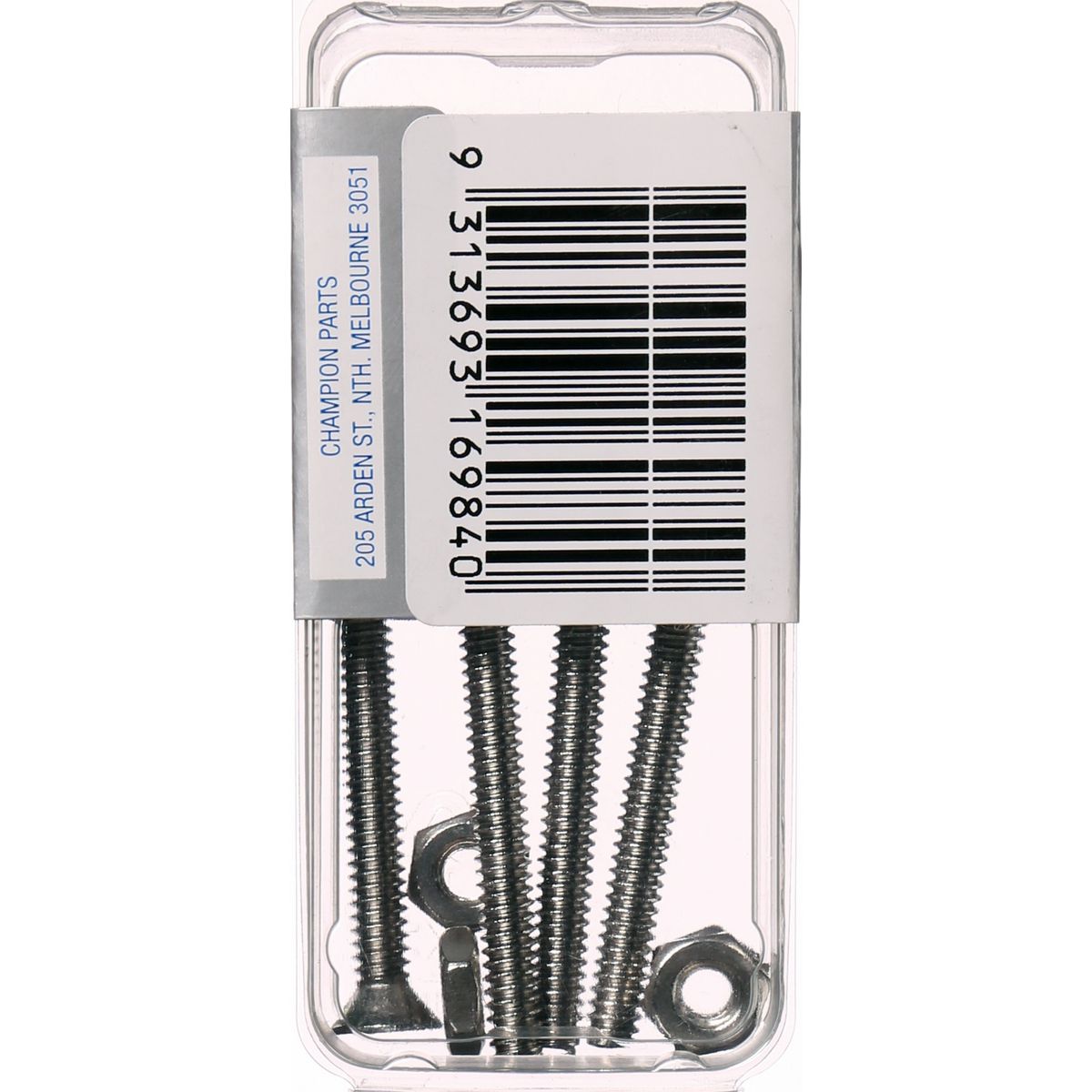Champion Fasteners Machine Screw & Nut Csk Phillips Stainless Steel 3/16Inx2In 316/A4 CSP81