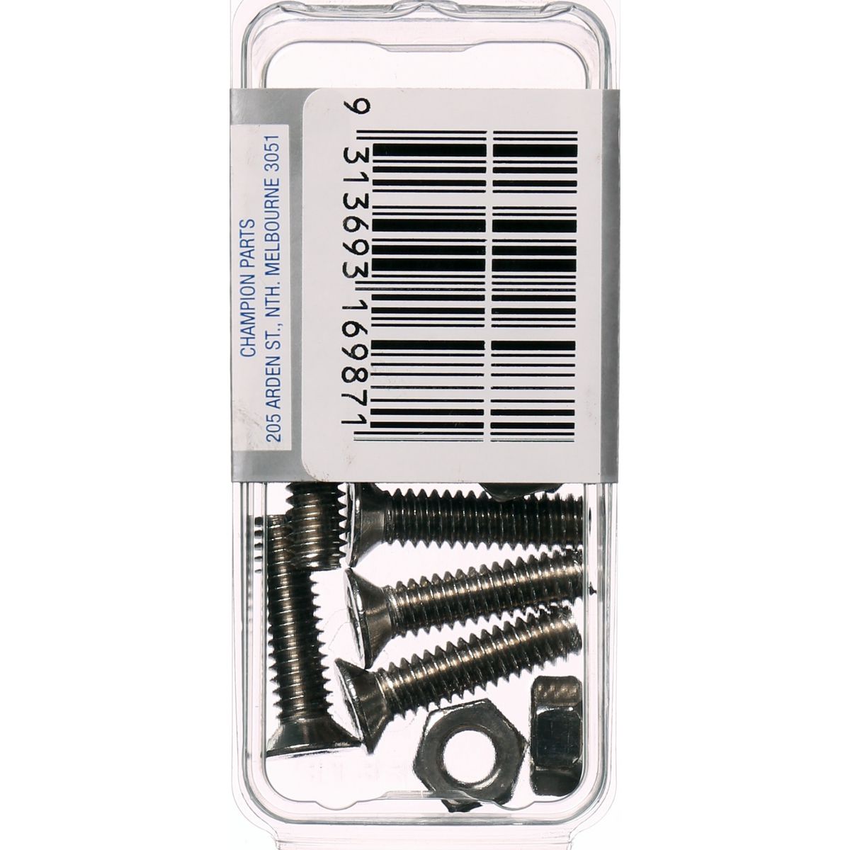 Champion Fasteners Machine Screw & Nut Csk Phillips Stainless Steel 1/4Inx1 316/A4 CSP84