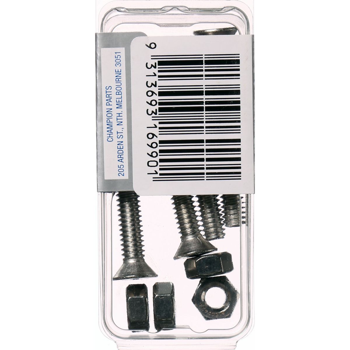 Champion Fasteners Machine Screw & Nut Csk Phillips Stainless Steel 1/4Inx2In 316/A4 CSP87