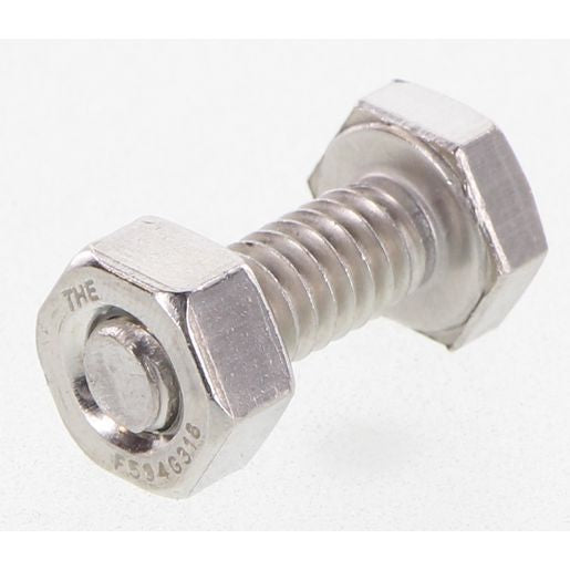 Champion Fasteners Hex Set Screw & Nut Stainless Steel 1/4Inx3/4In Unc 316/A4 CSP58